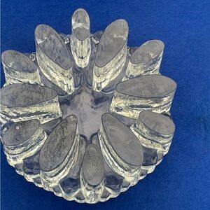 Bel Mondo Crystal Glass Tea Light Holder or  Decorative Trivet